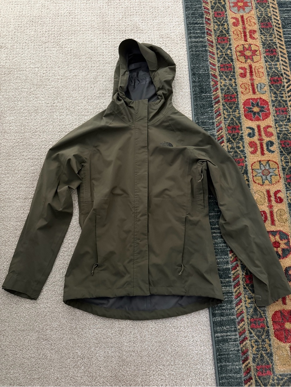 The North Face Women's Olive Hooded Ski Jacket